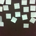 Drawing 3rd hour Exit Sticky notes - What are your responses? How did you feel about it?