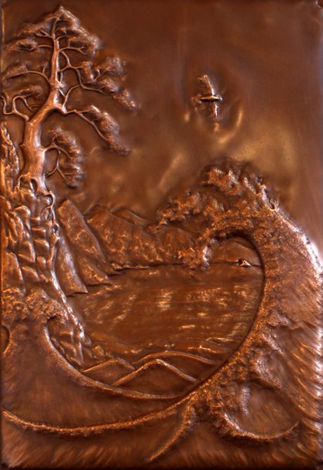 Great details in the copper plate work... how are you doing?  https://s-media-cache-ak0.pinimg.com/736x/ec/8a/84/ec8a84e699814a84e589602b826359b1.jpg